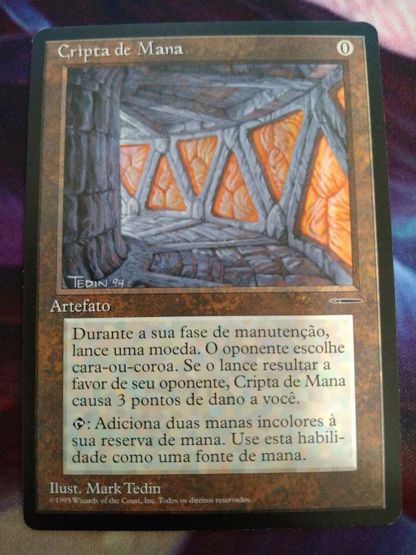 魔力の墓所/mana crypt　黒枠　mtg