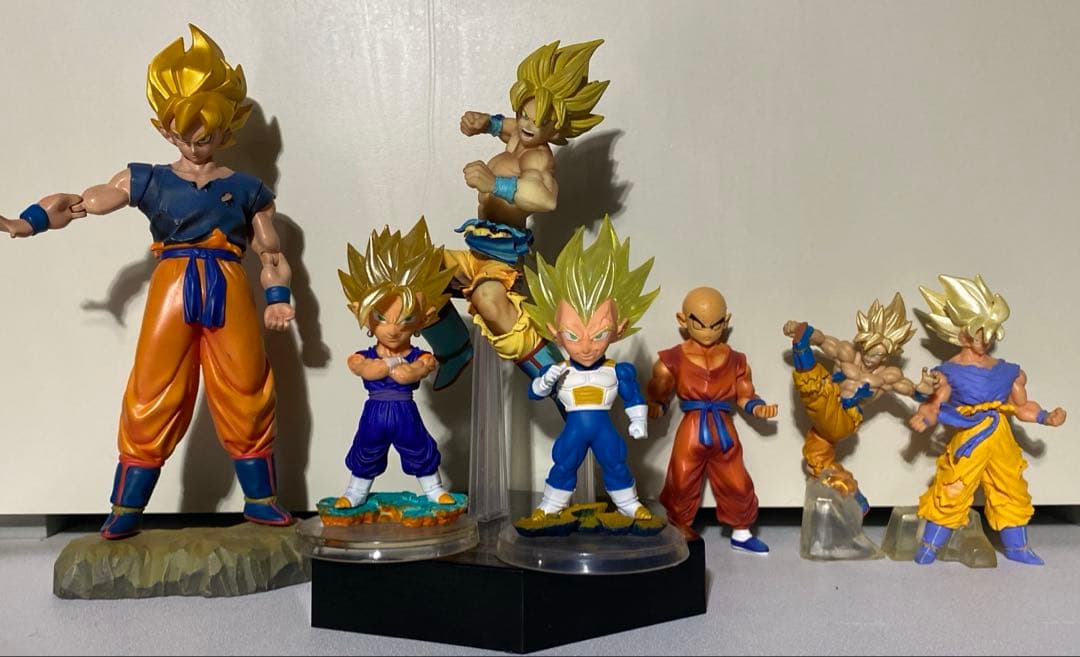 ドラゴンボールHG 30周年など フィギュアセット　悟空　クリリン