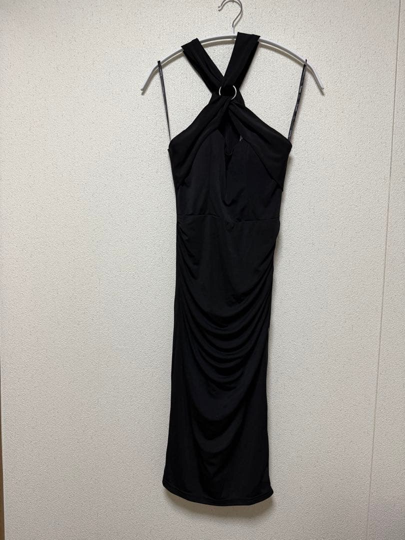 SUGAR Veautt/ヴュート フロントクロスサイドスリットドレスXS