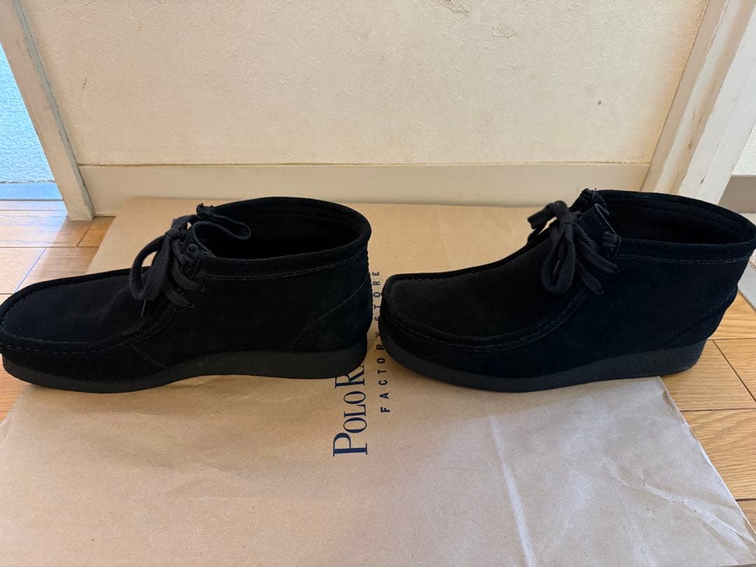 Clarks クラークス ワラビー スエード 26cm ブラック