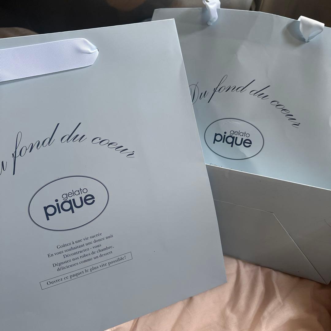 ジェラートピケ 店舗限定カラー シーズージャガード 上下セット 未使用