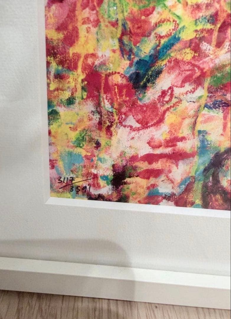 ロッカクアヤコ Untitled 額装込み　COA有り