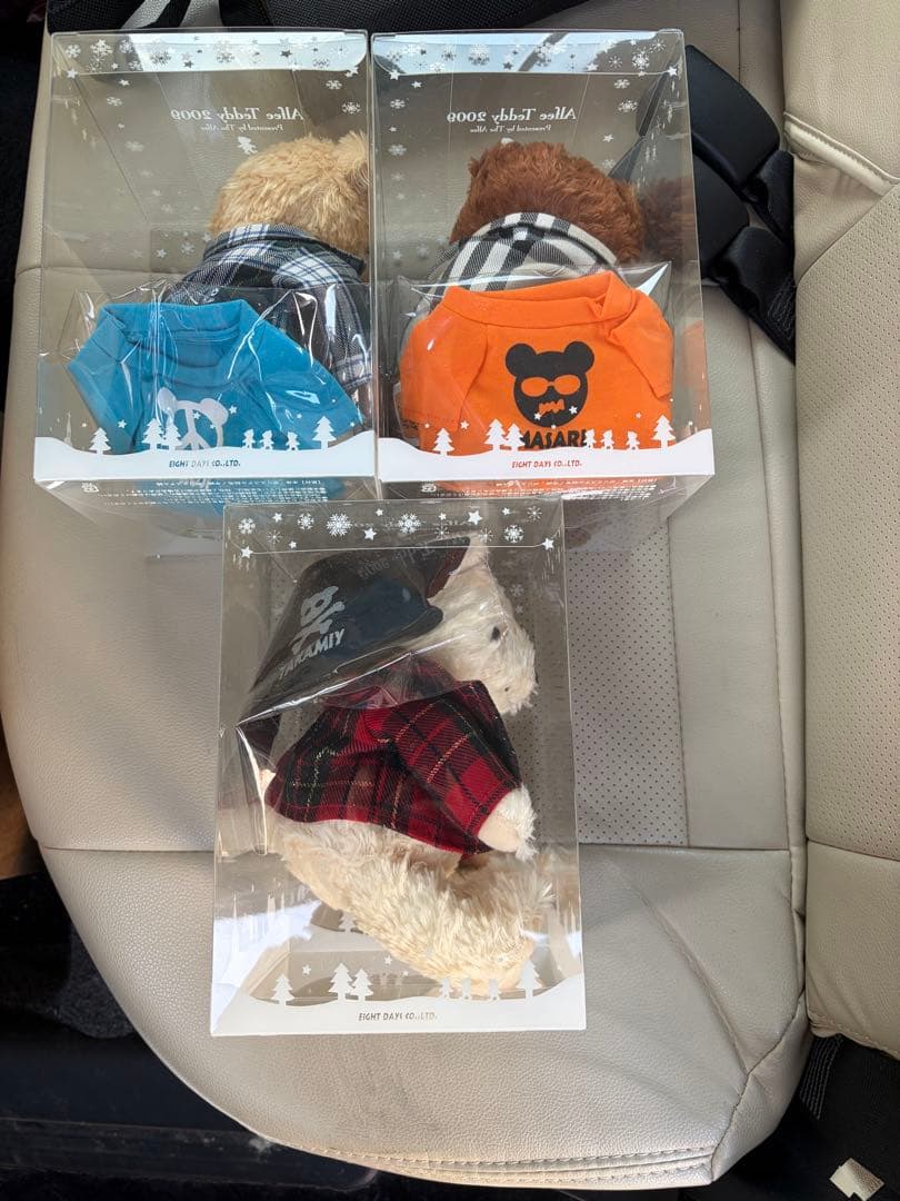 Alfee Teddy 2009 ぬいぐるみ 3体セット