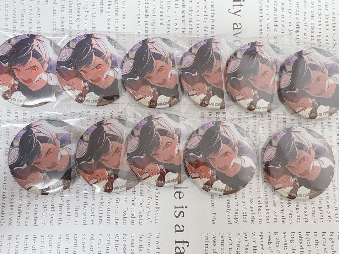 【17日まで限定価格】プロセカ グリッター缶バッジ 43A 白石杏