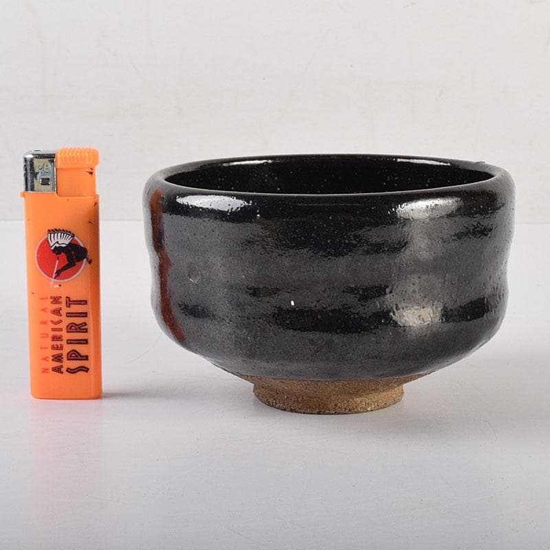 茶道具　楽吉左衛門　黒楽茶碗　C　6928