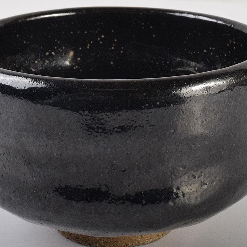 茶道具　楽吉左衛門　黒楽茶碗　C　6928