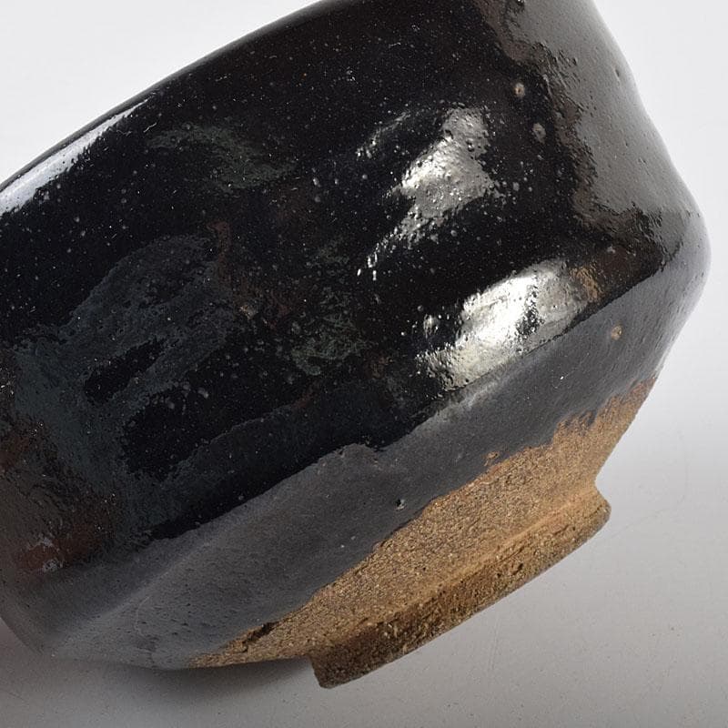 茶道具　楽吉左衛門　黒楽茶碗　C　6928