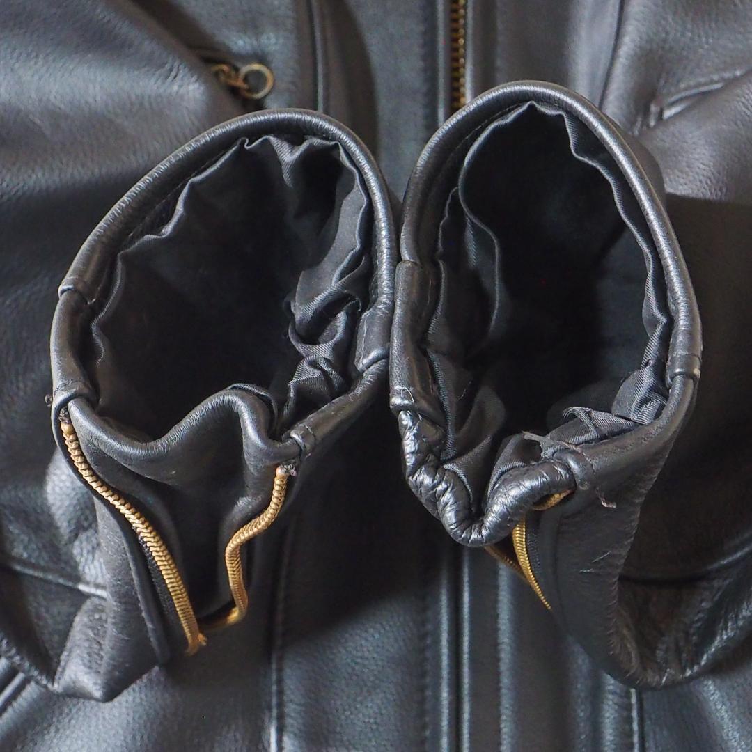 USA製 ショットSchott ライダースジャケット 680 ボアライナー 38