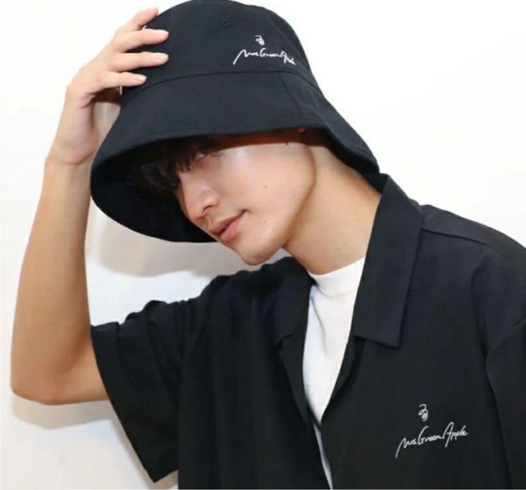 Mrs. GREEN APPLE LONG BUCKET HAT 帽子　バケハ