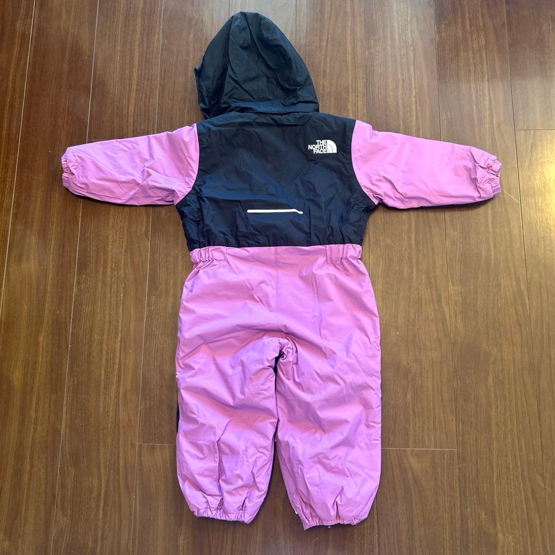 子ども用　ノースフェイスアウター　90 パープル×ブラック
