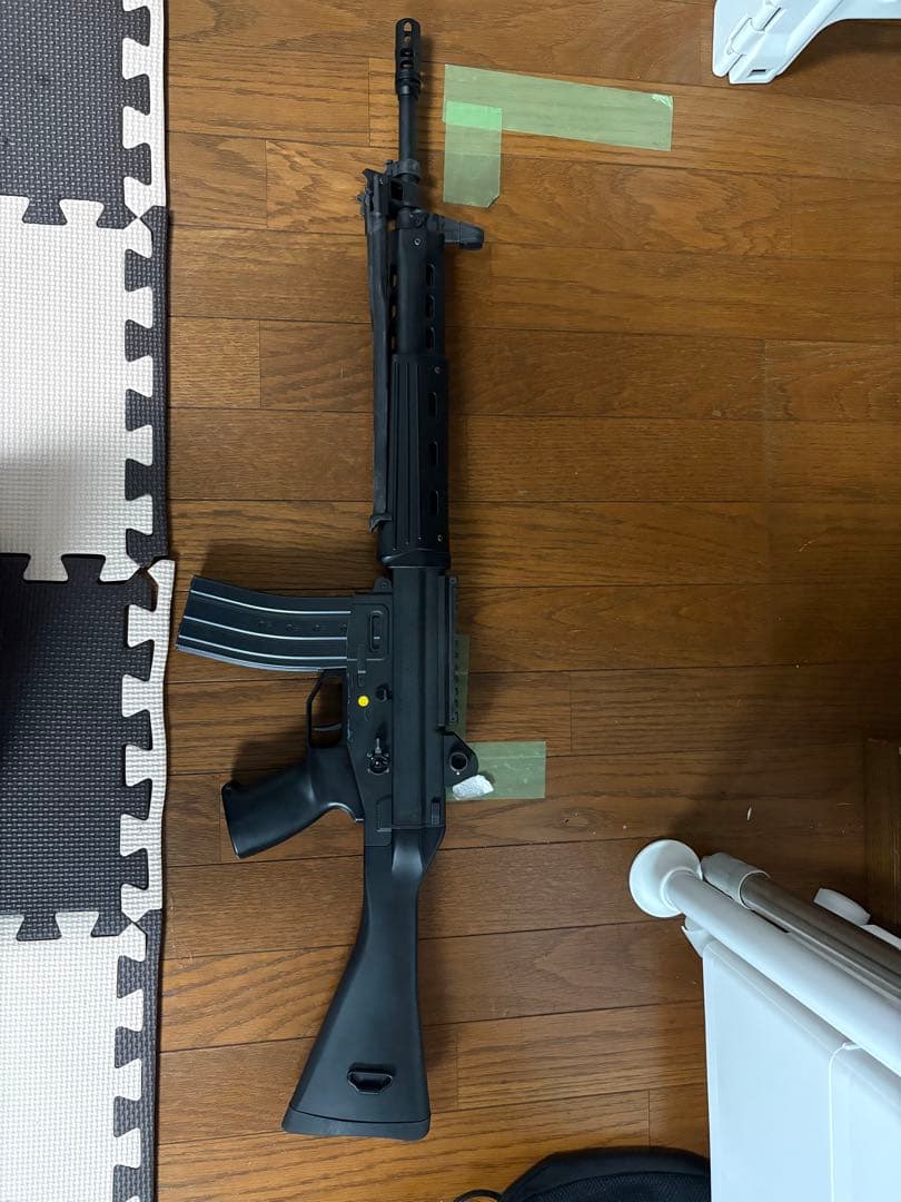 東京マルイ　89式ガスブロ　固定銃床　弾倉一つ　20mmレール付き