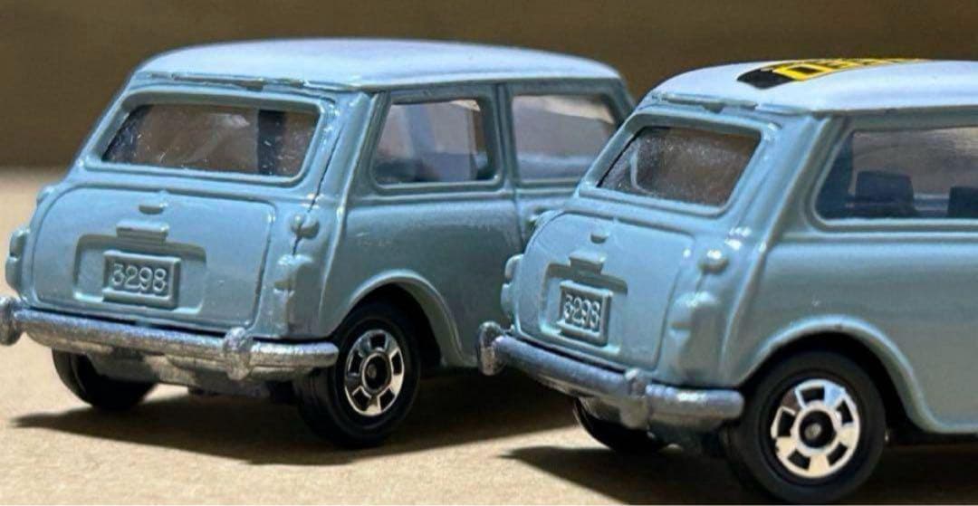トミカ ミニクーパー リップスピード 2台セット ねずみ色