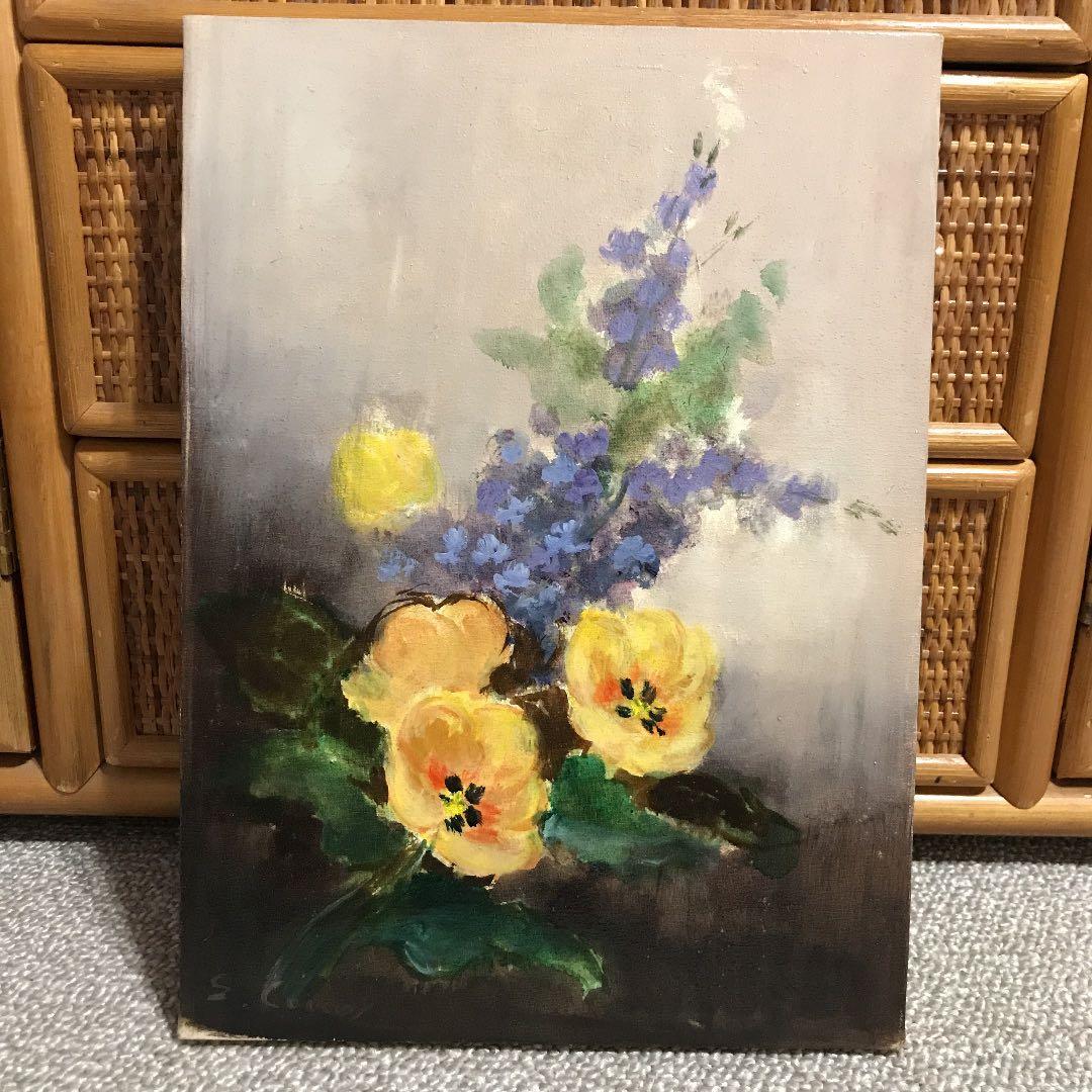 ヨーロッパ絵画　油絵　コッコ　F4号