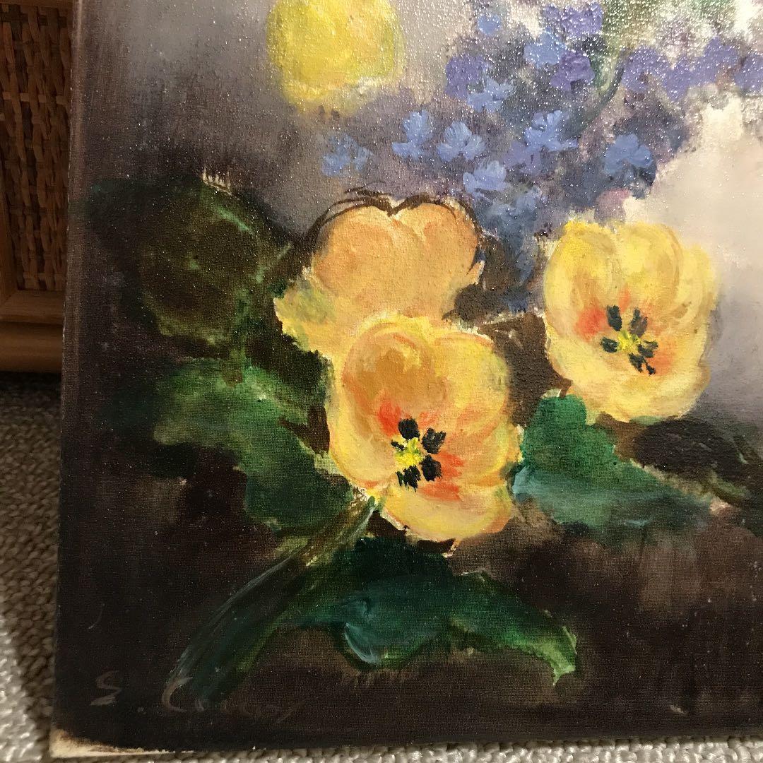 ヨーロッパ絵画　油絵　コッコ　F4号