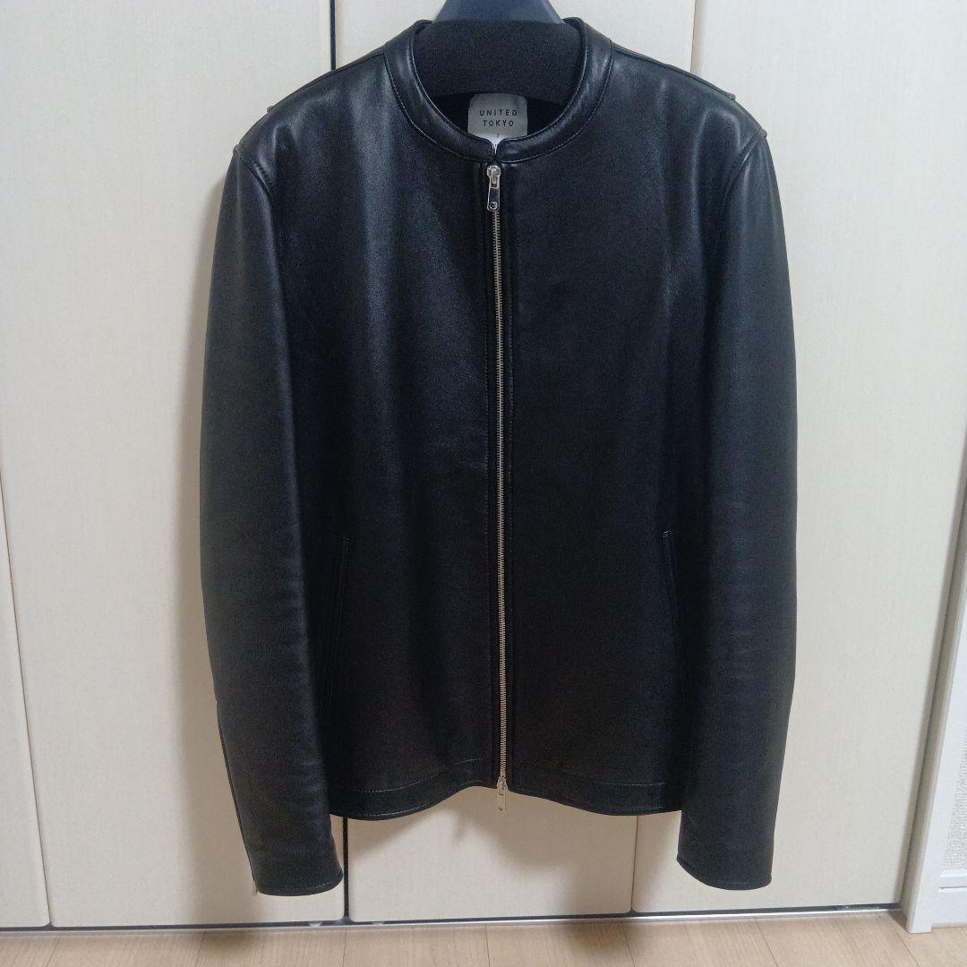 UNITED TOKYO シングル レザーライダースジャケット　2