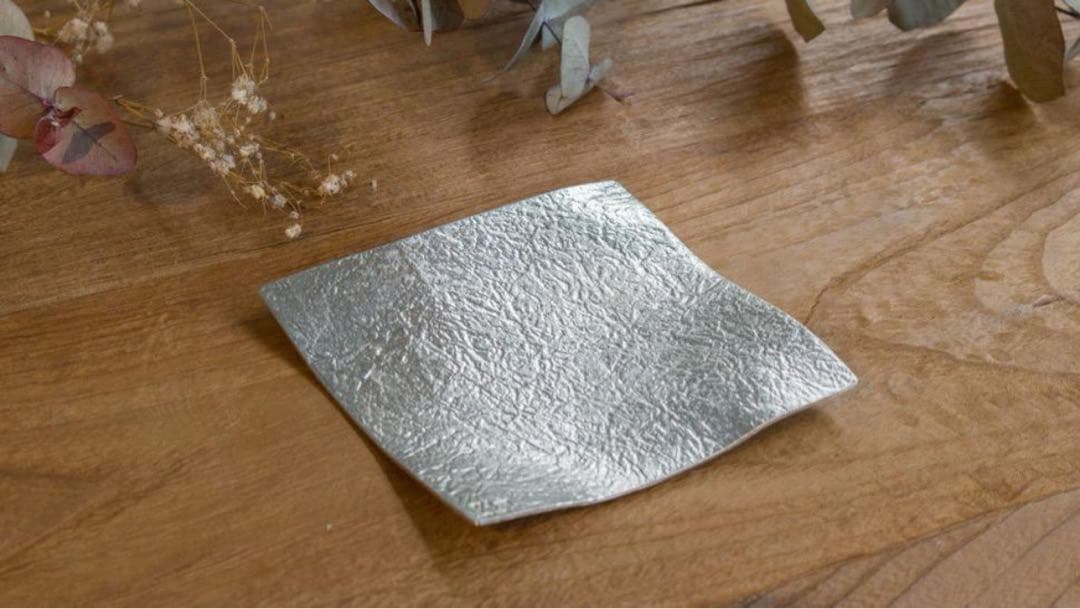 NAGAE+（ナガエプリュス） RATIO2枚セット錫金属銘々皿和菓子茶道具