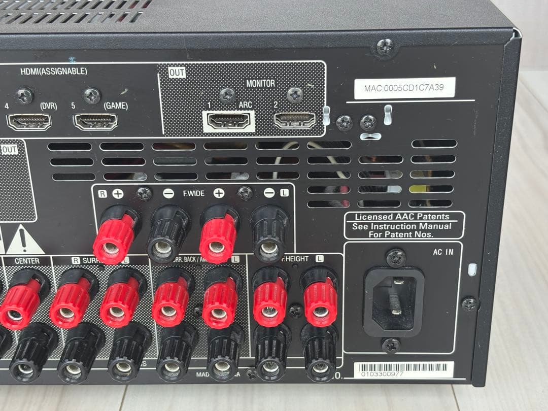 【送料込み‼️】 DENON デノン AVサラウンドレシーバー AVR-3311