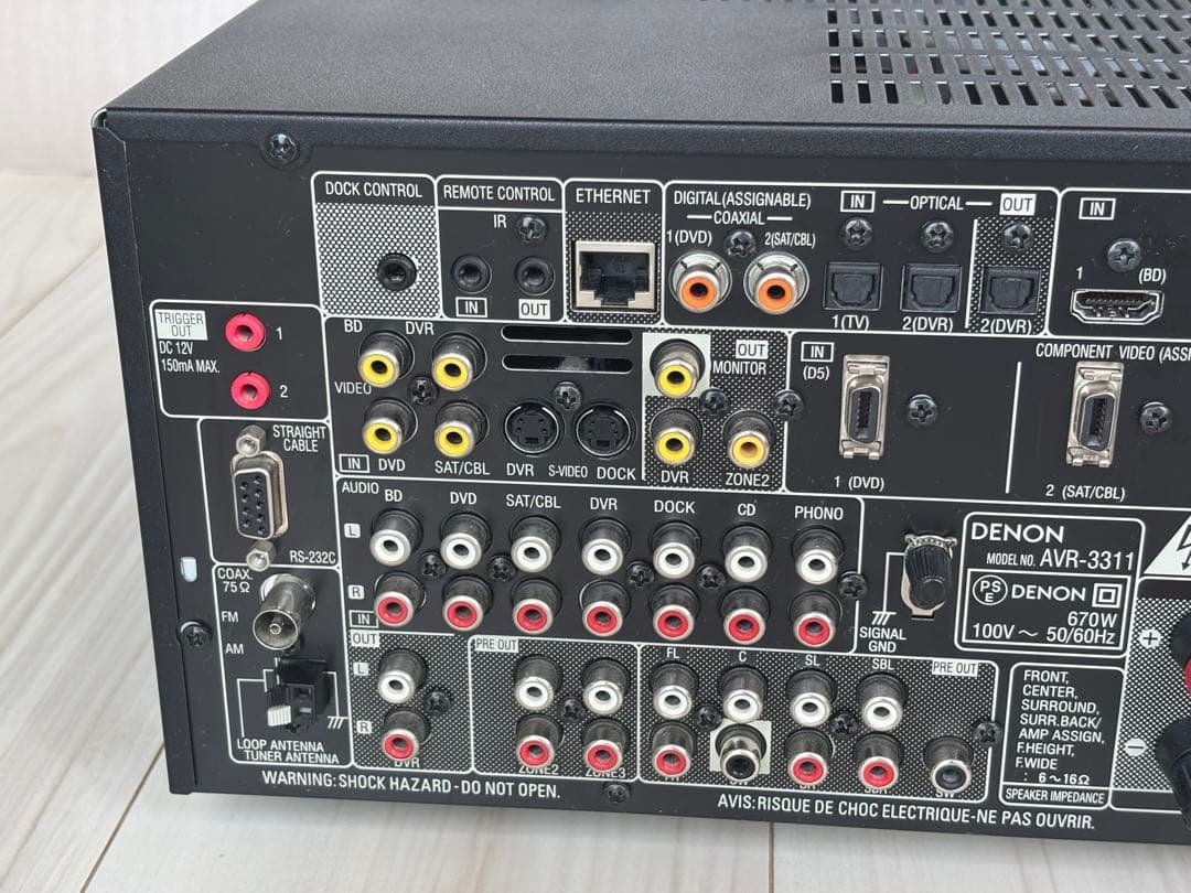 【送料込み‼️】 DENON デノン AVサラウンドレシーバー AVR-3311