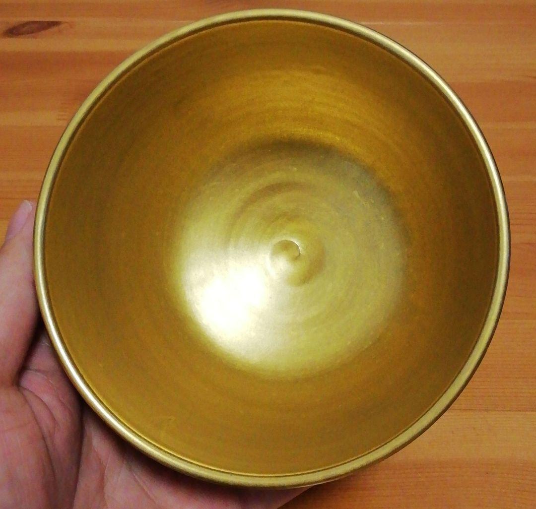 西村利峰作　京焼　岸絵　内金　茶碗　共箱　略歴付　茶道具