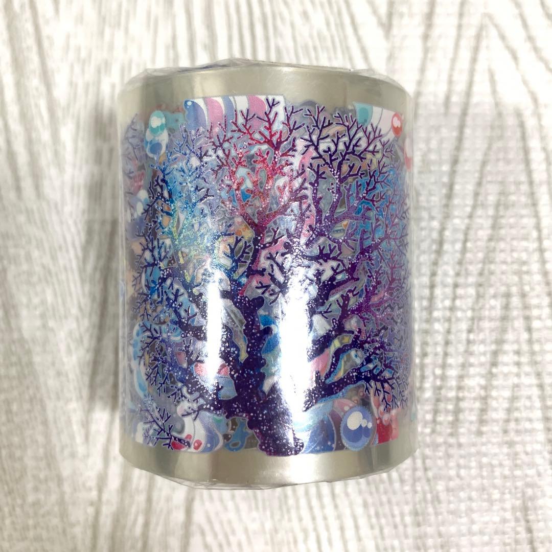 M1166.吾心×一木一横 深之海域 マスキングテープ PET