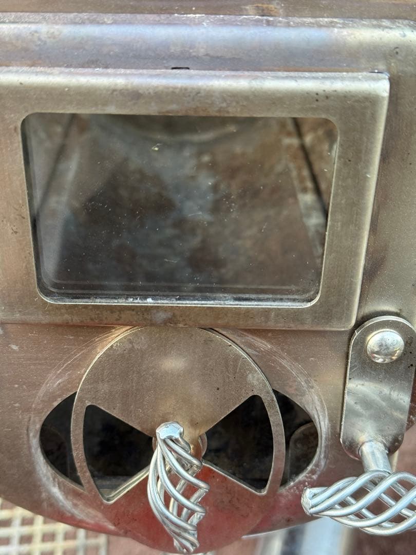 AR　テンマクデザイン　ウッドストーブ　サイドビュー　Mサイズ