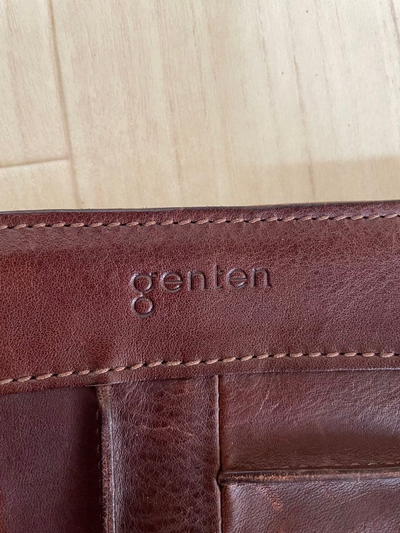 最終値下げ　genten Mattone レザー ショルダーバッグ