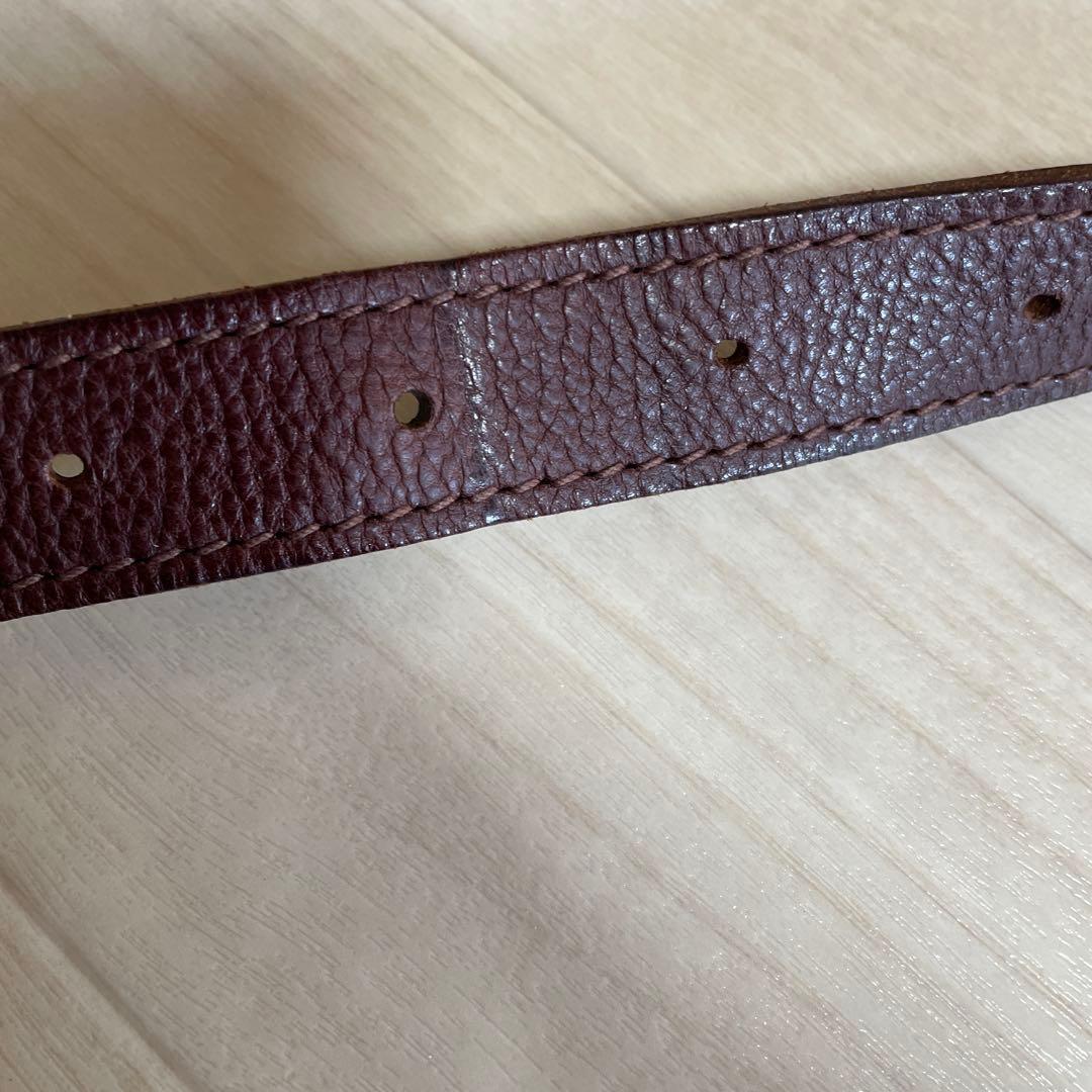 最終値下げ　genten Mattone レザー ショルダーバッグ