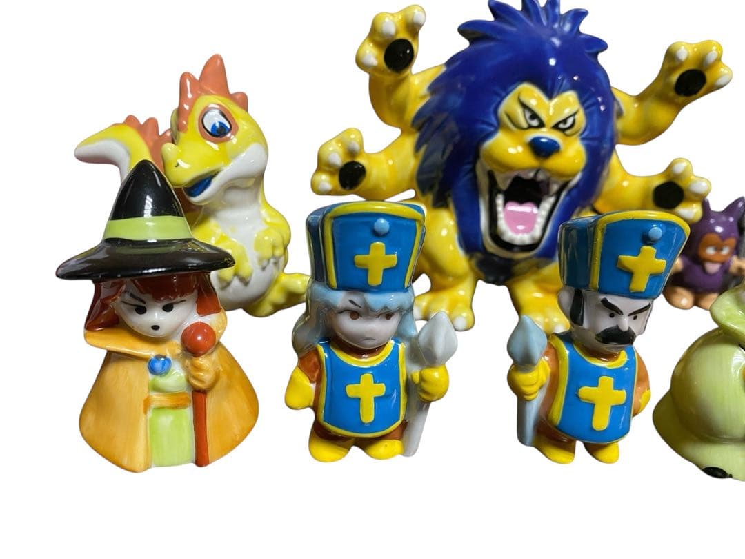 ドラゴンクエスト 陶器フィギュア 16体セット 当時物 シール付き美品 ENIX