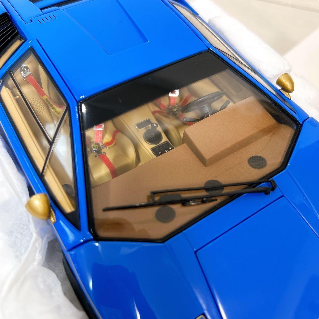 京商 1/18 ランボルギーニ カウンタック 08323BL LP500S