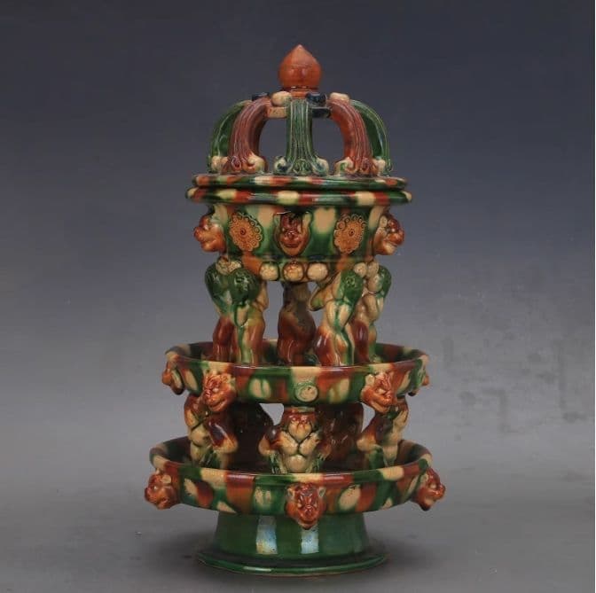 唐三彩とうさんさい 陶磁器 装飾品 工芸品 美術品 置物