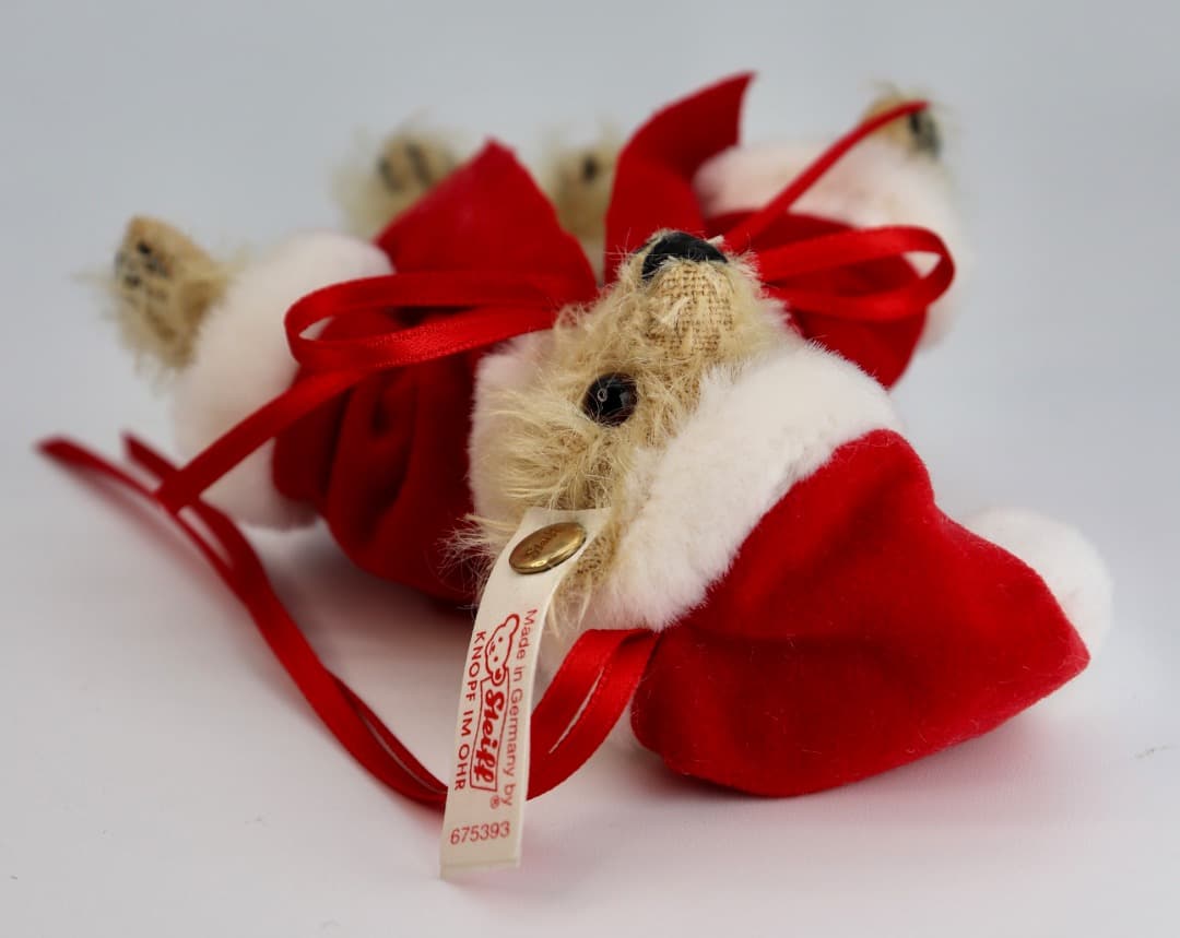 Steiff Santa Bear 2000 約10cm 日本限定品