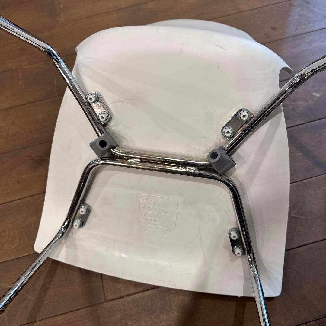 Kartell マウイチェア ホワイト 2脚セット