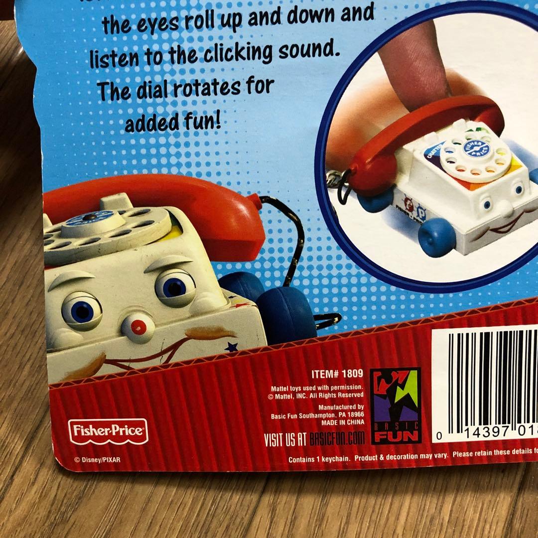 （未使用未開封）トイ・ストーリー3 チャターテレフォン キーホルダー