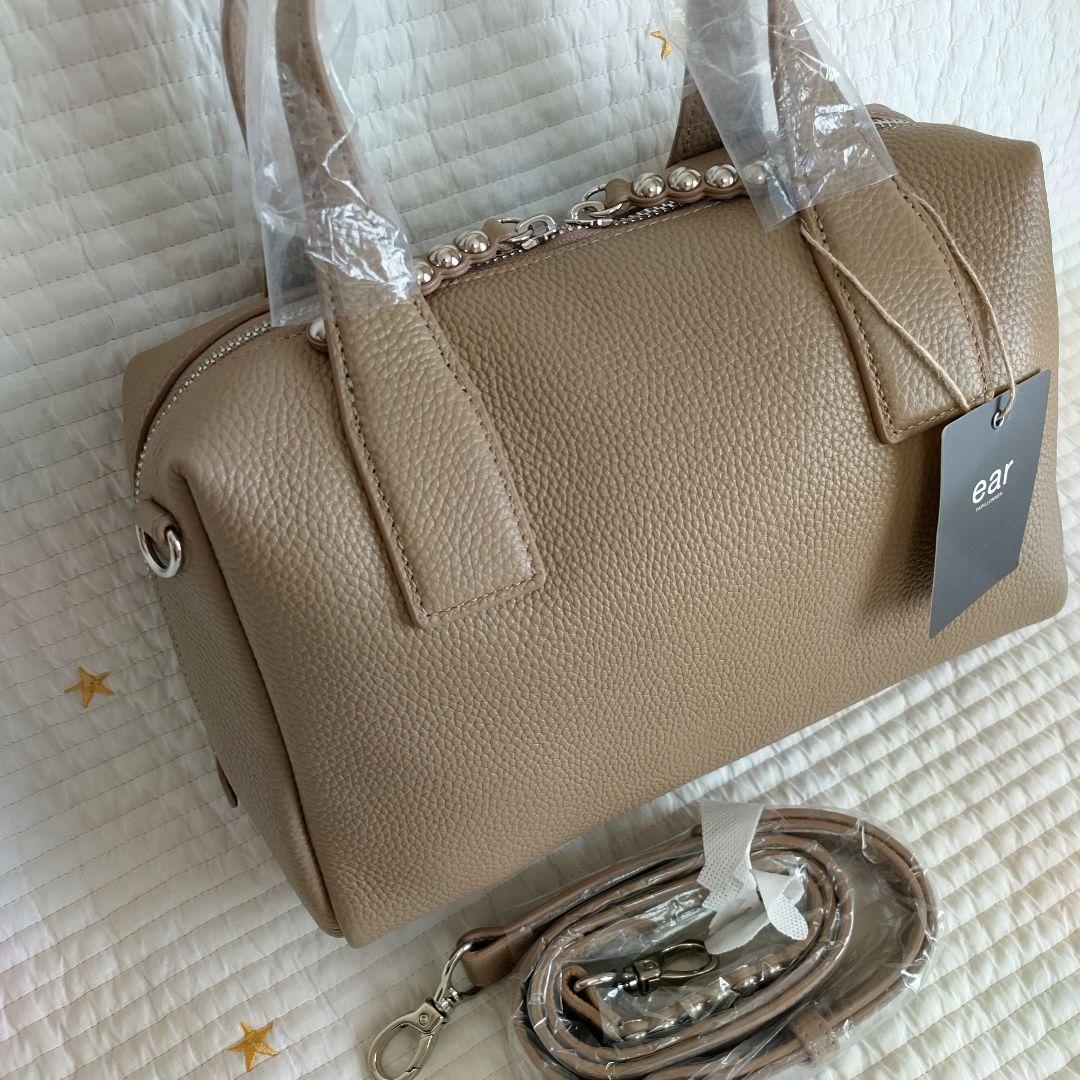 イアパピヨネ　スタッズボストンバッグ