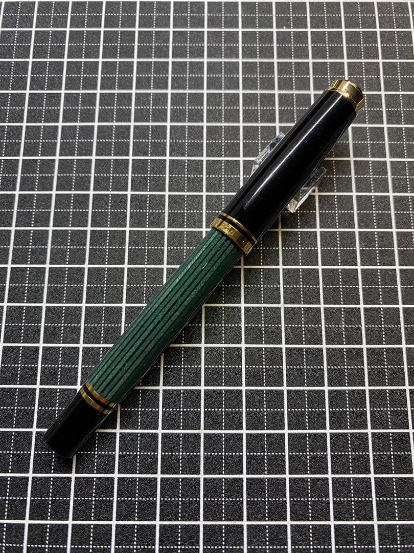 筆記具 PELIKAN Souveran M300 Green-Stripe FP