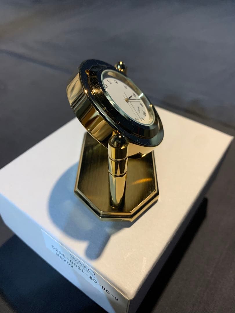 新品 銀座WAKO 超ミニクロック MS202 幅68x55