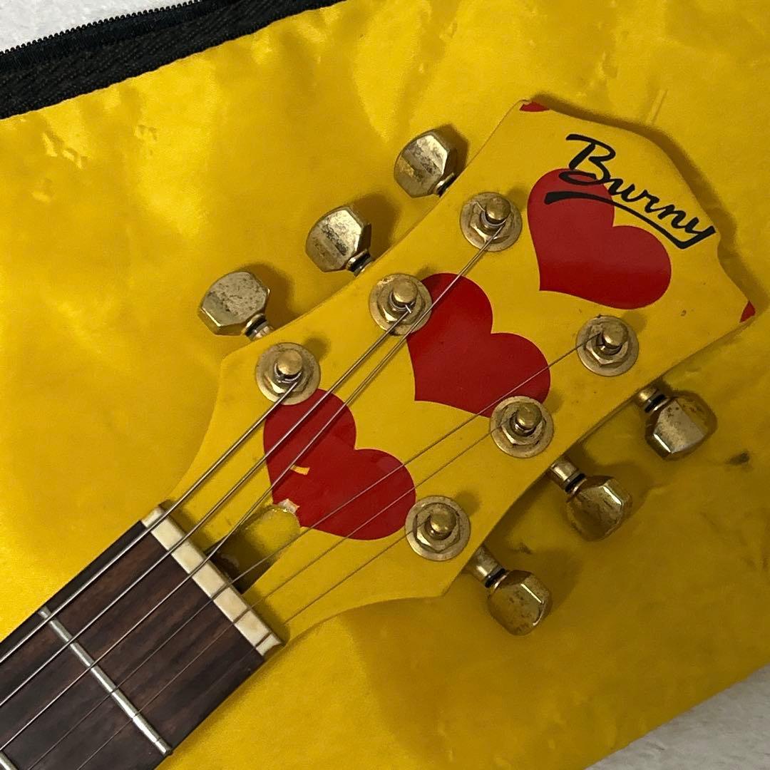 BURNY YH-JR hideモデル アンプ内蔵 モッキンバード ギター ②