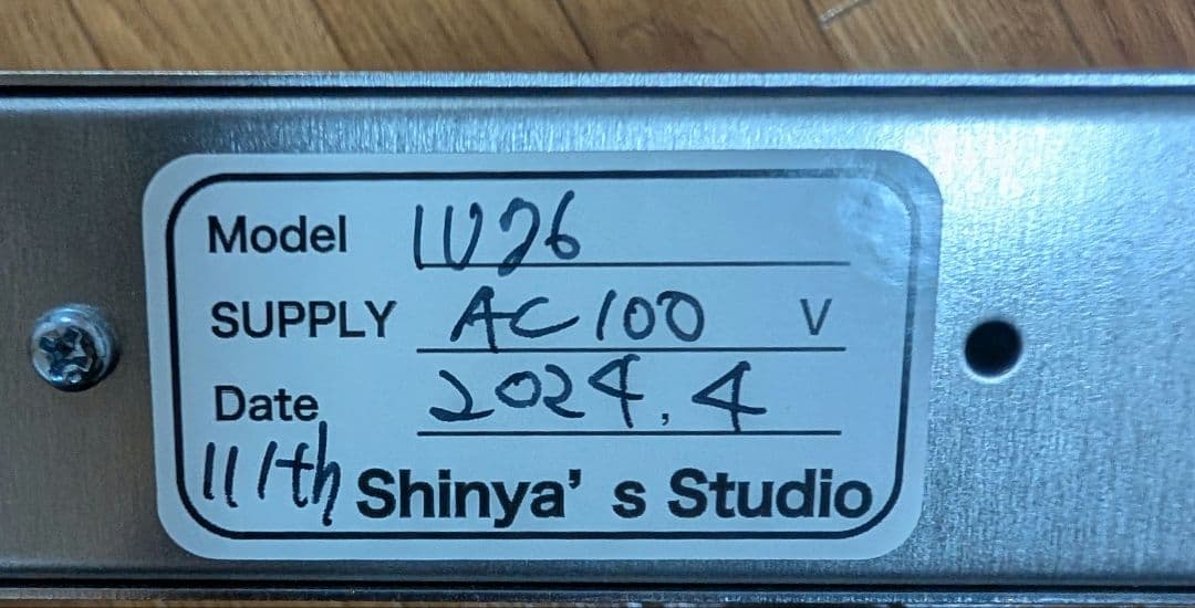 SHINYA'S STUDIO 1U76 Rev.D コンプレッサー