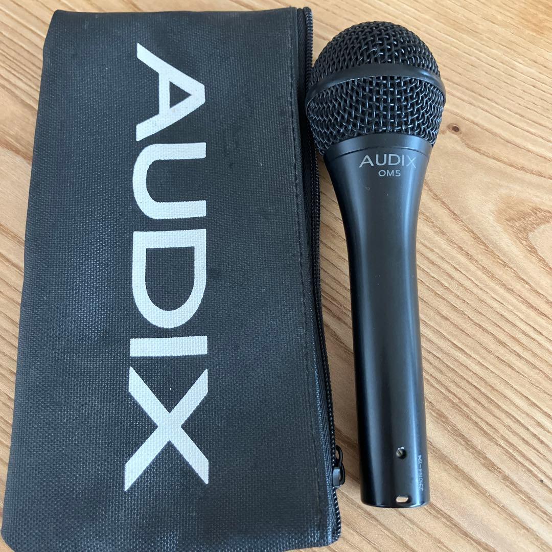 AUDIX OM-5 比較的綺麗です　ケーブル付 ダイナミックマイク
