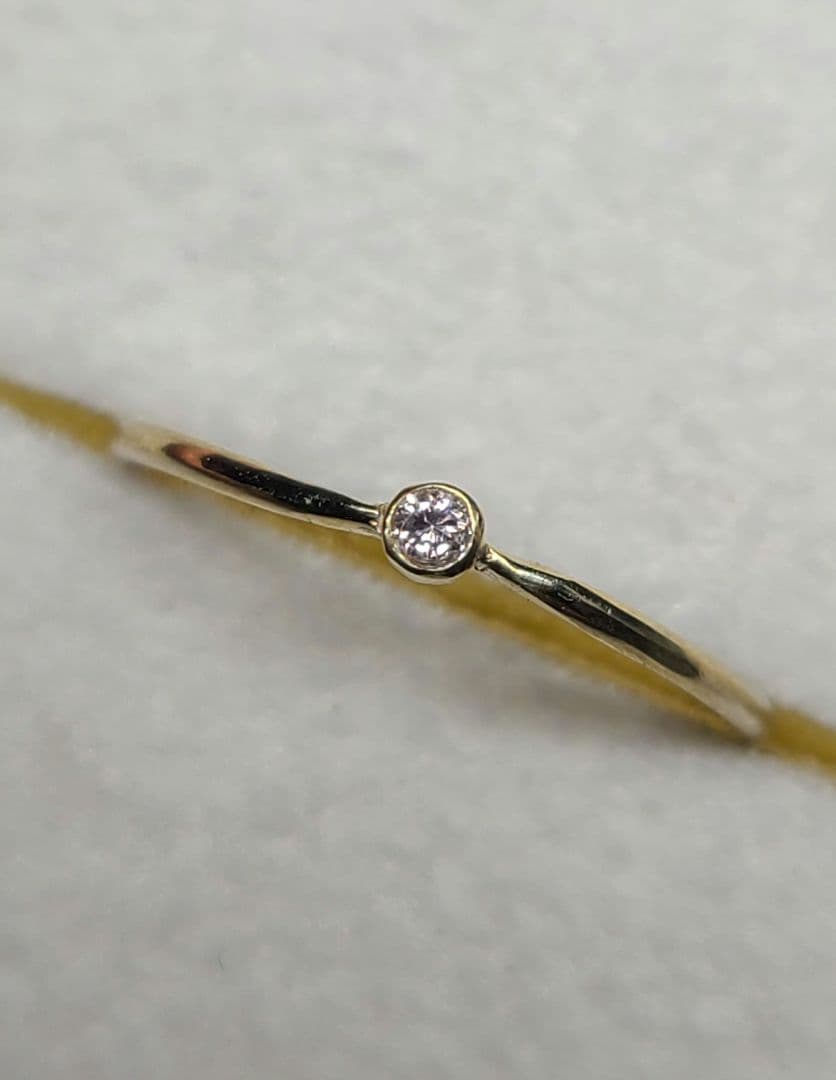 Hippieオーダー★アーガイル鉱山産ピンクダイヤモンドリング10K★