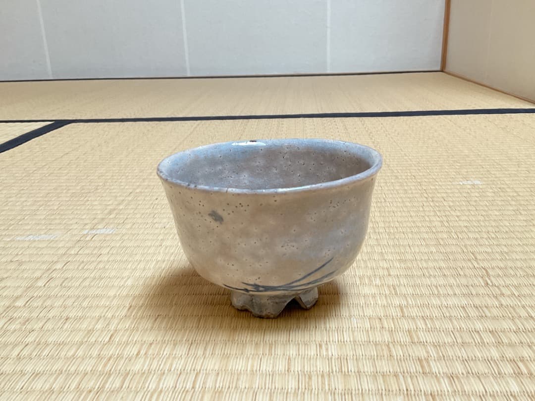 十一代陶兵衛　萩茶碗　共箱032