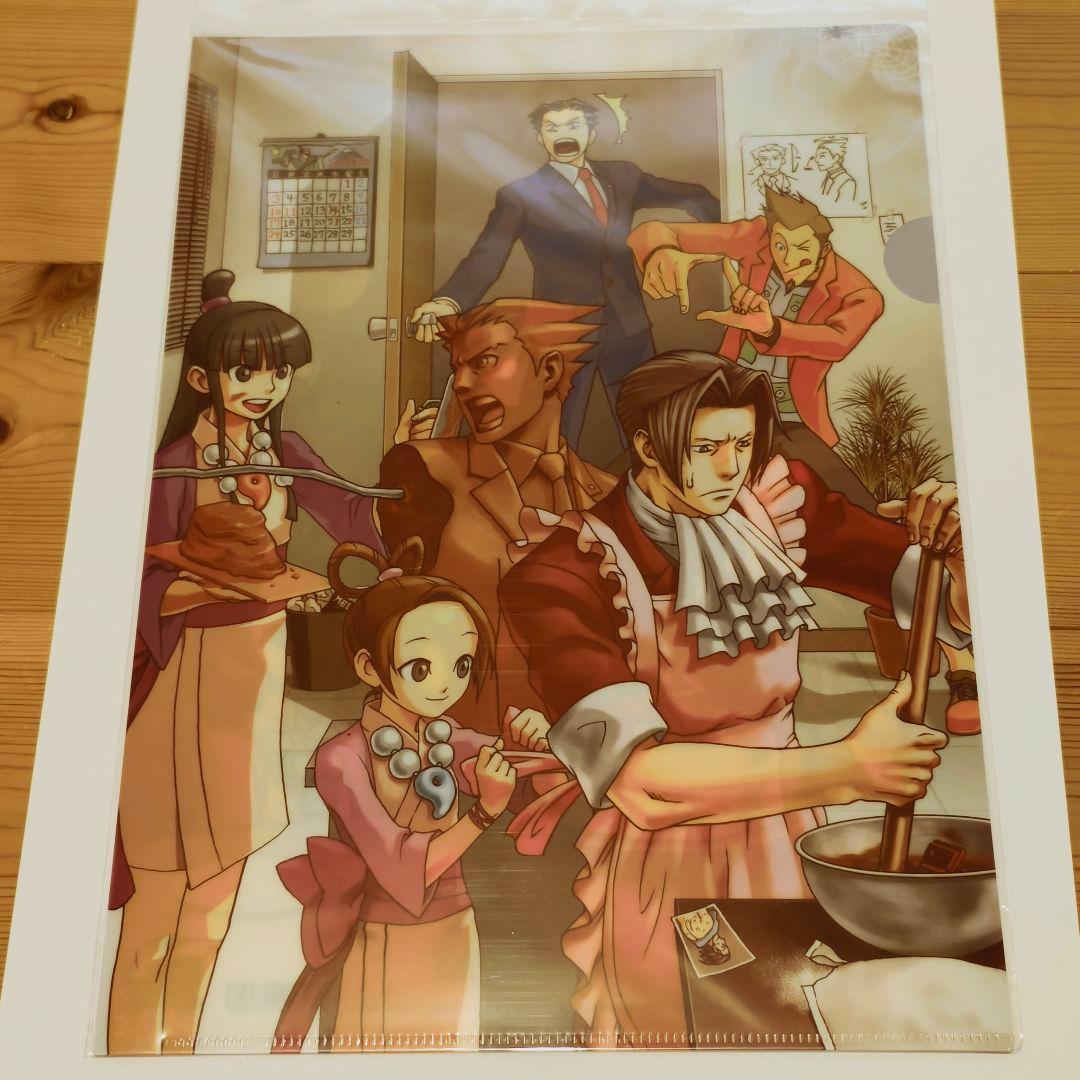 逆転裁判 15周年記念 画廊 クリアファイル ポストカード まとめ売り