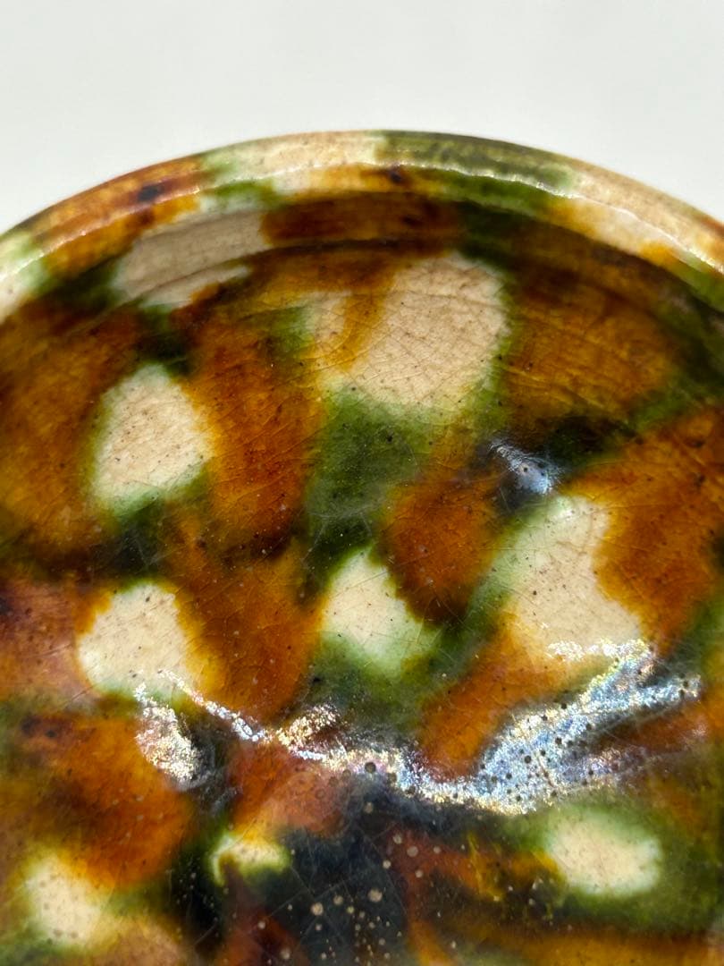 中国　唐三彩　小杯　アンティーク　送料込み1116