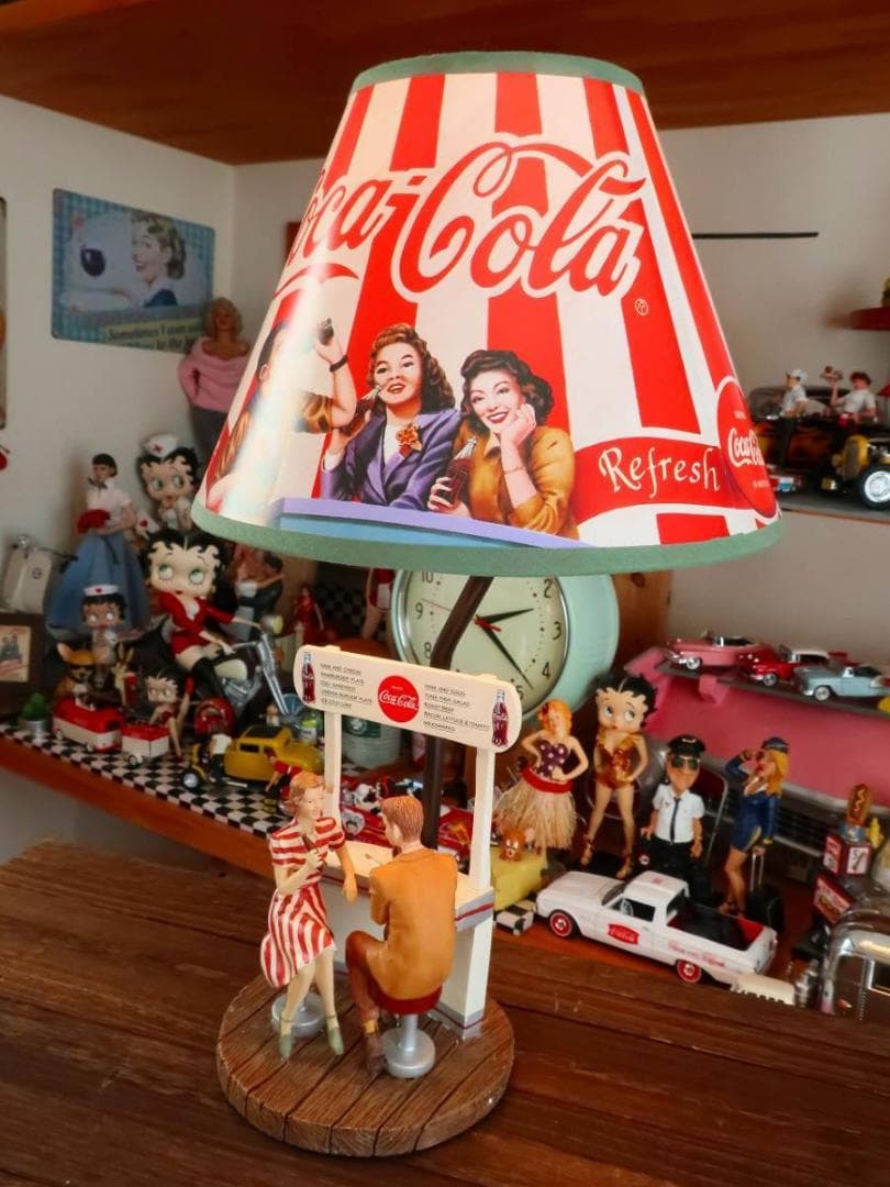 絶版★激レア★コカコーラ アメリカンダイナー ジオラマ ランプ ライト