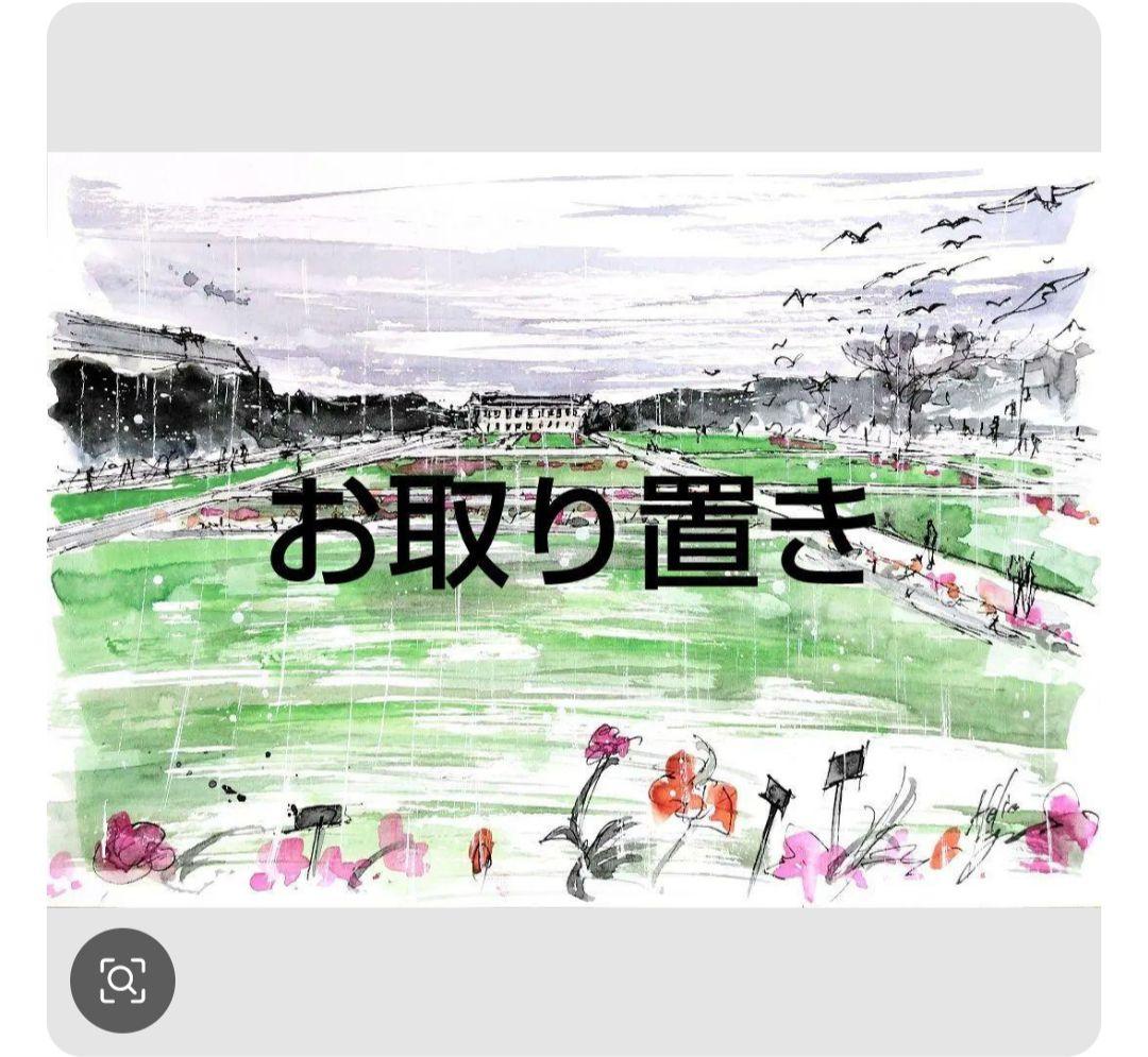 原画#3795 海　黒猫　ニース　フランス　ヨーロッパ　水彩画　ドローイング　鳥