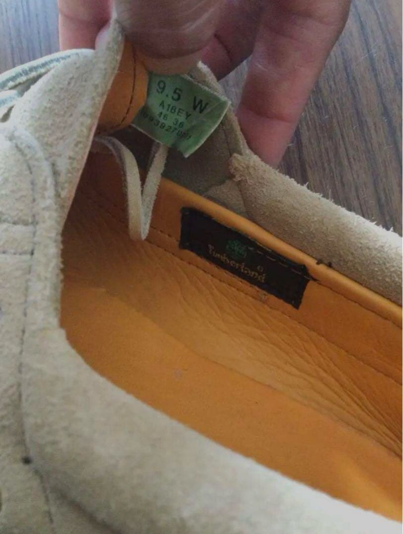 【希少カラー】Timberland ベージュ モカシン　3eye ボートシューズ