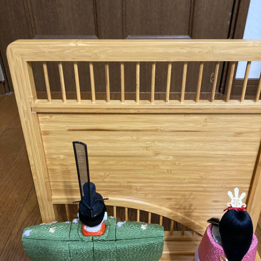 雛人形　立ち雛　木目込み人形
