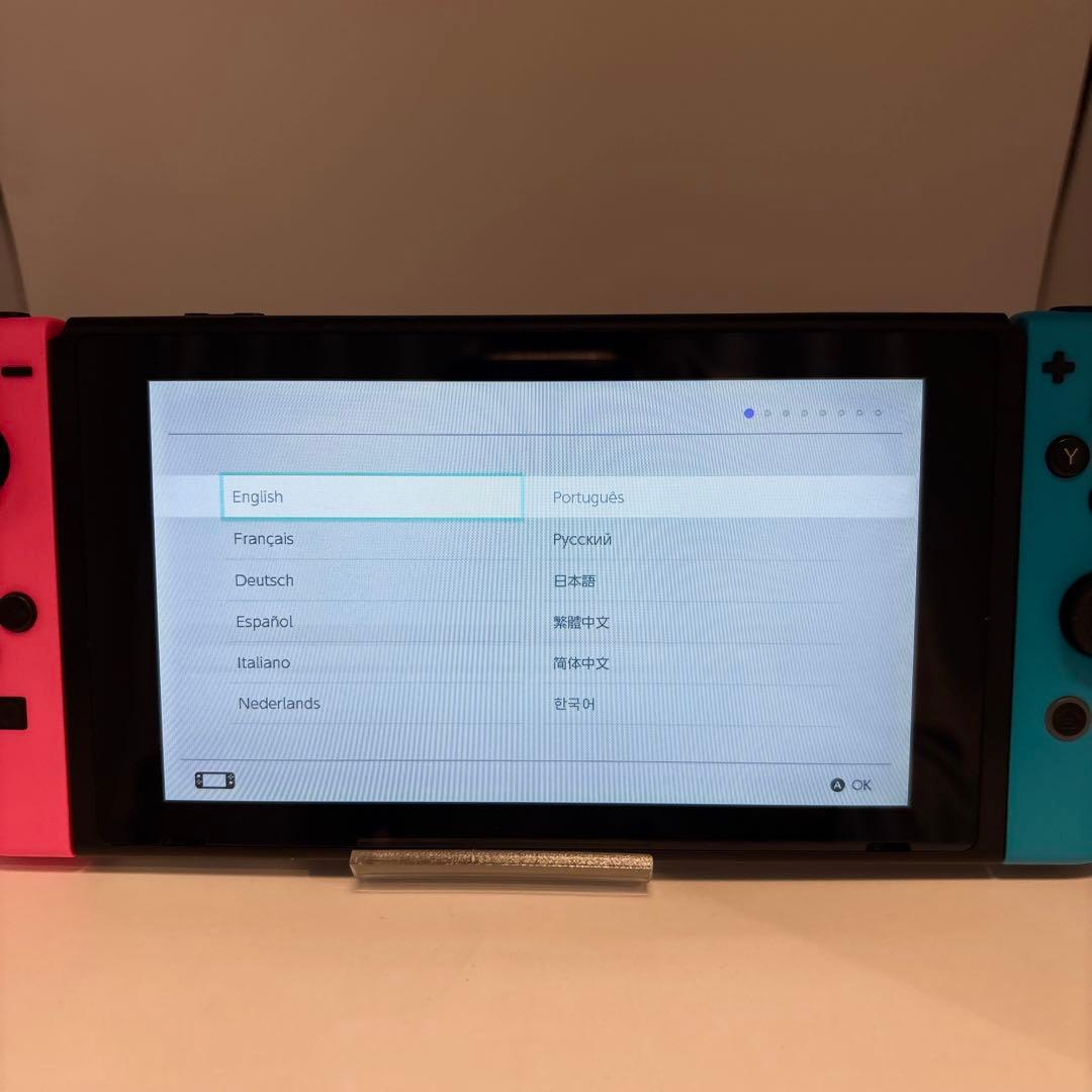 【美品】Nintendo Switch 本体 バッテリー強化版 訳あり品