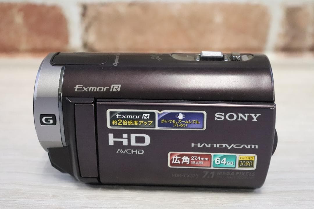 ■SONY ソニー Handycam HDR-CX370V ビデオカメラ