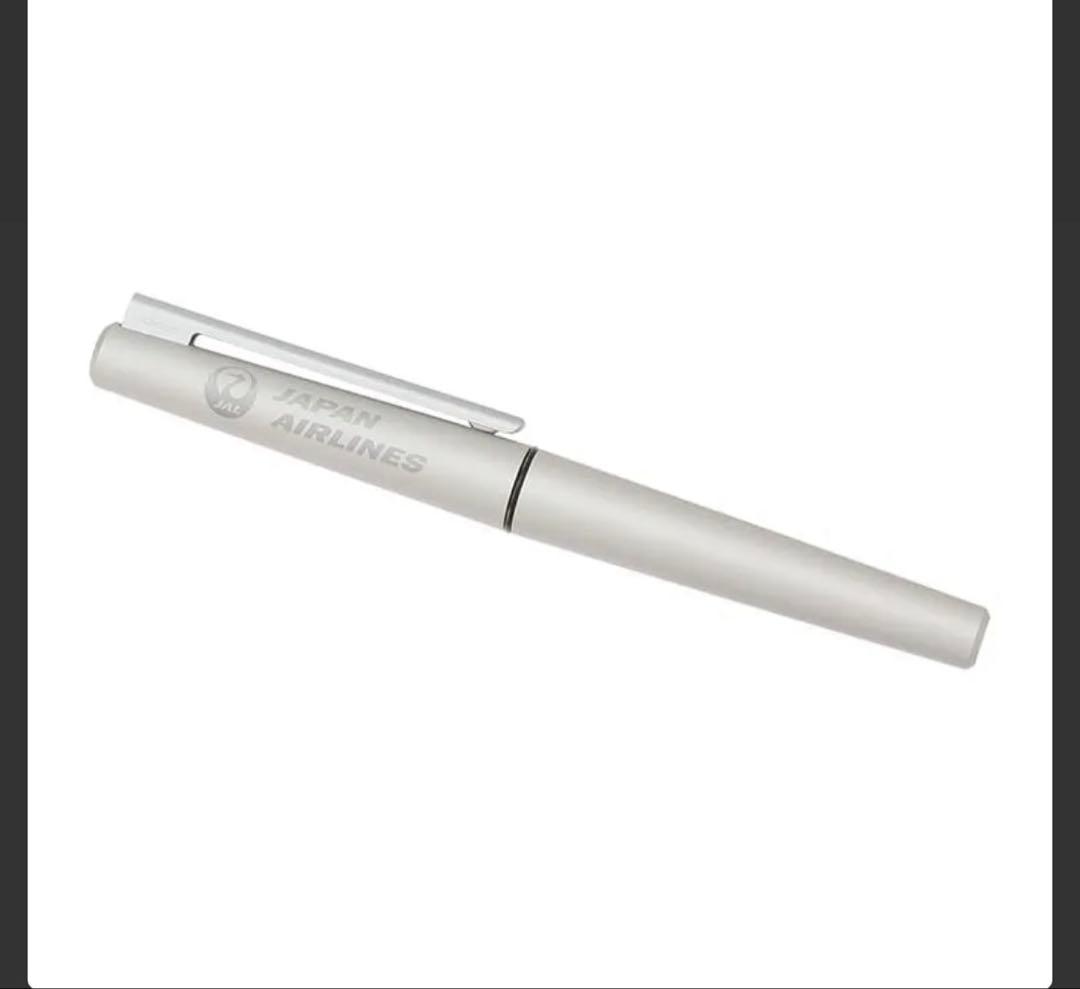【新品未使用】JAL A350-1000 ファインライター《ブラック＆シルバー》